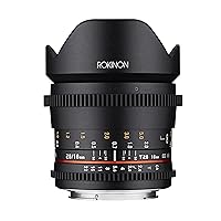 Rokinon 16mm T2.6 Full Frame Cine Wide Angle Lens for Canon EF, Black (FFDS16M-C)