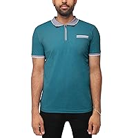 X RAY Men's Polo Shirts Short Sleeve, Slim Performance Stretch Cotton Golf Polos for Men