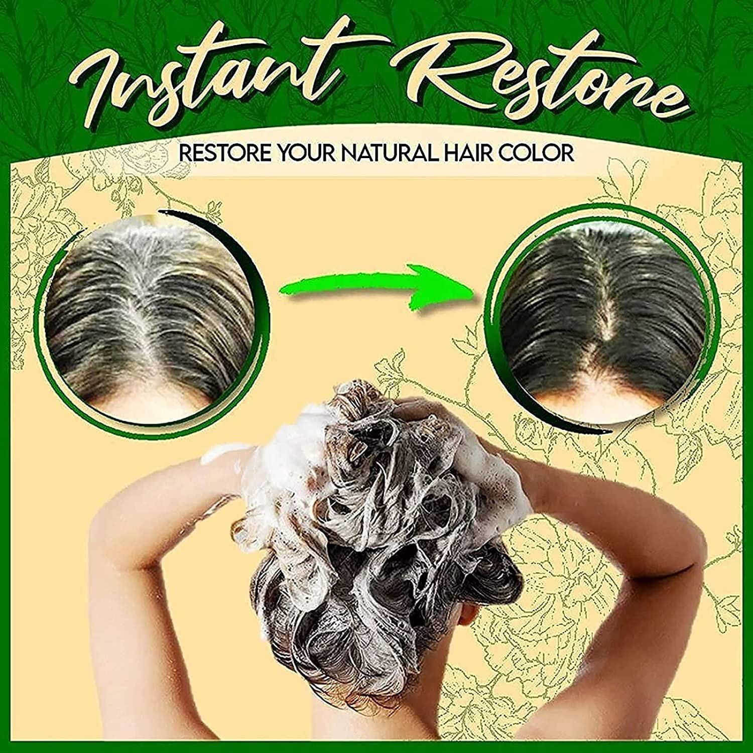 Mua Herbal Hair Dye Shampoo 3 In 1, 500ml Organic Natural 10 Mins Herbal  Hair Darkening Shampoo,Hair Care Multi-Color Hair Coloring Shampoo (Coffee)  trên Amazon Nhật chính hãng 2023 | Giaonhan247