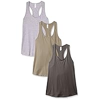 Clementine Apparel Racerback Tank Tops for Women Activewear Running Gym 3 Pack