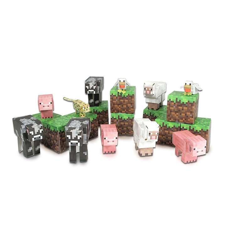 Mua Minecraft Papercraft Animal Mobs Set (Over 30 Pieces) trên Amazon Mỹ  chính hãng 2023 | Fado