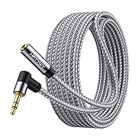 Headphone Extension Cable 10 ft 3.5mm Extension Double Shielded Stereo Jack Male to Female Aux Extension Cable TRS Auxiliary Extender，Audio Extension Cable Braided 1/8 AUX Extension Cord