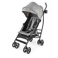 MaxLite Deluxe Lightweight Compact Umbrella Baby Stroller, Toddler Stroller, Infant Stroller, Travel Stroller for Infant and Toddler - Graphite Gray