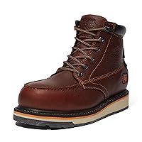 Timberland PRO Men's Gridworks 6 Inch Alloy Safety Toe Waterproof Industrial Wedge Work Boot