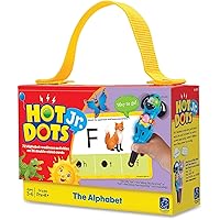Educational Insights Hot Dots Jr. The Alphabet Flash Card Set, Homeschool Learning Workbooks, 72 Preschool & Kindergarten Readiness Activities, Ages 3+
