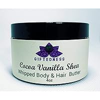 Whipped Cocoa Vanilla Shea Body and Hair Butter