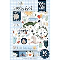Echo Park Paper Company Welcome Baby Boy Book Stickers