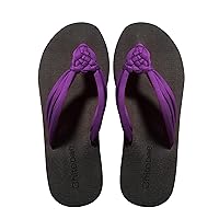 Flip Flops for Women, Flat Sandals Hand-Braided Slippers with Arch Support for Summer Beach ¡­
