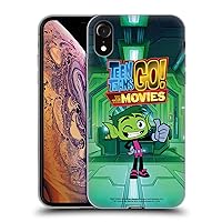 Officially Licensed Teen Titans Go! to The Movies Beastboy Character Art Soft Gel Case Compatible with Apple iPhone XR