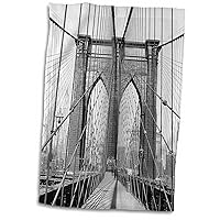 3D Rose Brooklyn Bridge 1948 New York TWL_191700_1 Towel, 15