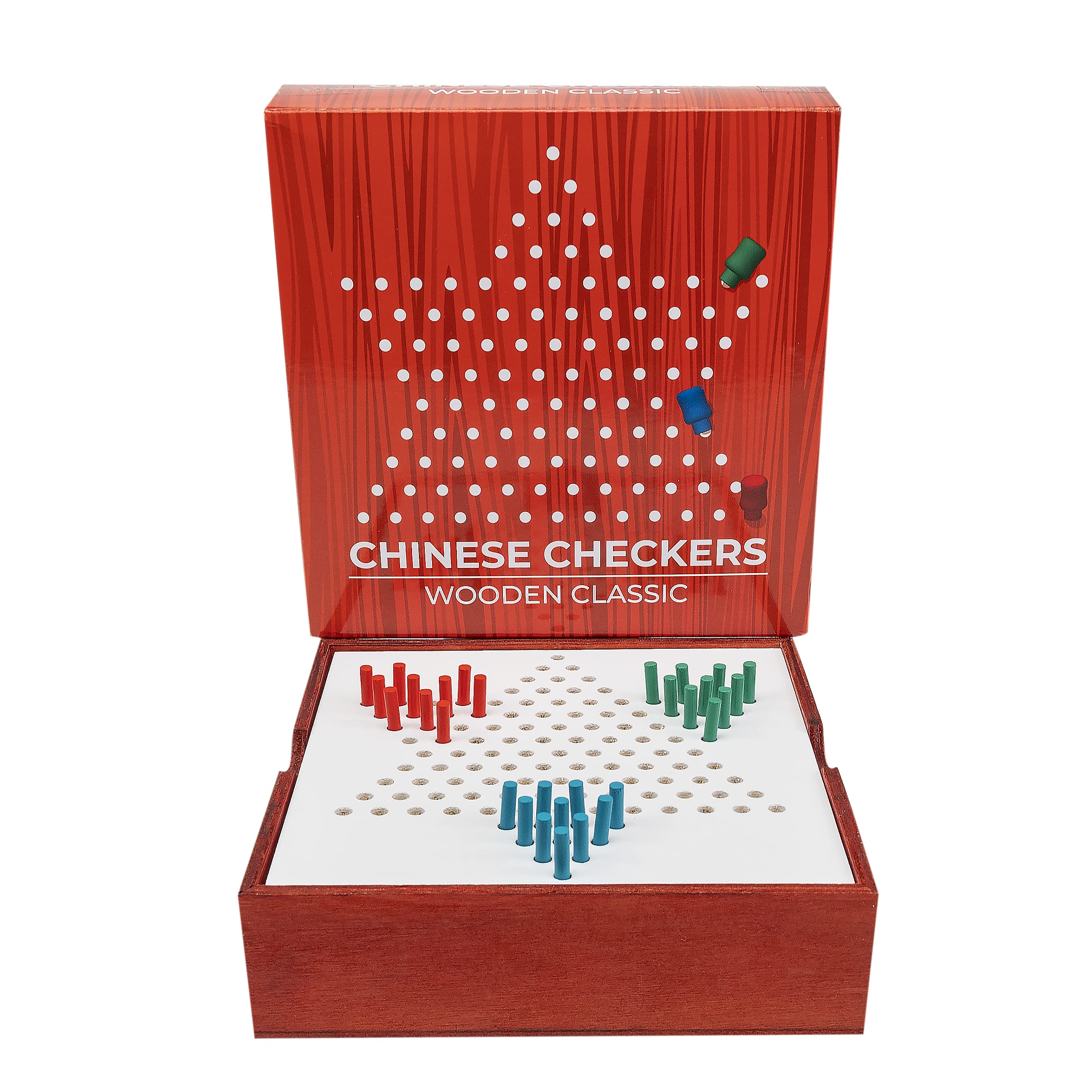 Tactic Games UK Classic Chinese Checkers - Wood