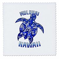 3dRose Molokai Hawaii Sailing Nautical Anchor if You Love Boating. - Quilt Squares (qs_360070_10)