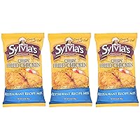 Sylvia's Crispy Fried Chicken Mix, 10-Ounce Packages (Pack of 3)