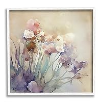 Stupell Industries Soft Abstract Flowers Framed Giclee Art by Leah McLean