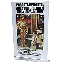 Immunization Poster 1979 Vintage Star Wars C-3PO R2-D2 Original