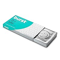 BURST Teeth Whitening Strips with Soothing Coconut Oil for Sensitivity, Gentle on Gums, Deep Stain Removal, Enamel Safe, No Chemical Taste, Works in 15 Minutes, Fast Results, 7 Treatments