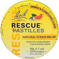 Rescue Pastilles Orange Elderflower, 1.7 OZ