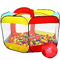 Ball Pit Play Tent for Kids | Fun Ball Pits for Children, Toddlers, and Babies | Fill Playhouse with Plastic Balls Idea | Indoor & Outdoor Foldable Baby Tent (Balls Not Included)