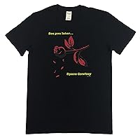 Bebop Anime T-Shirt: See You Later, Space Cowboy Black