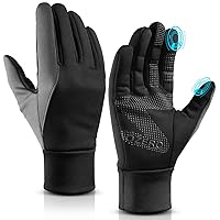 OZERO Winter Gloves for Women - Touchscreen Anti-Slip Palm Windproof Thermal Cycling Glove for Texting Hiking Driving Running