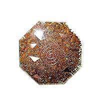 Jet Wow Yellow Jasper Orgone Vastu Plate Energy Generator Crystal Gemstones Free Booklet Crystal Therapy Image is JUST A Reference.