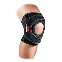 McDavid Knee Support Wrap, Knee Pain Relief from Jumpers Knee, Runners Knee, Patella Support, Tendon Support, Cartilage Meniscus Injuries, Adjustable for Men & Women, Sold as Single Unit (1)