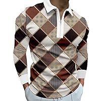 Men's Tie Dye Long Sleeve Shirt Men Lapel Long Sleeve Printed Casual Top Loose Sports Lapel Shirt