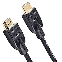 Amazon Basics High-Speed HDMI Cable For Television, A Male to A Male, 18 Gbps, 4K/60Hz, 6 Feet, Black