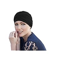 Cancer Headwear for Women Chemo Caps Turban Hat | Alopecia Beanies Hats | Chemotherapy Hair Coverings | Head Wraps - Scarlet