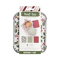 American Crafts Food Craft Tins Christmas Small 3 Pack