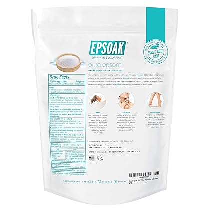 Epsoak Epsom Salt 5 lbs. Magnesium Sulfate USP