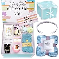 Get Well Soon Gifts Baskets, Care Package for Women Feel Better Soon Gifts Sympathy Gifts Thinking of You Birthday Gifts for Women