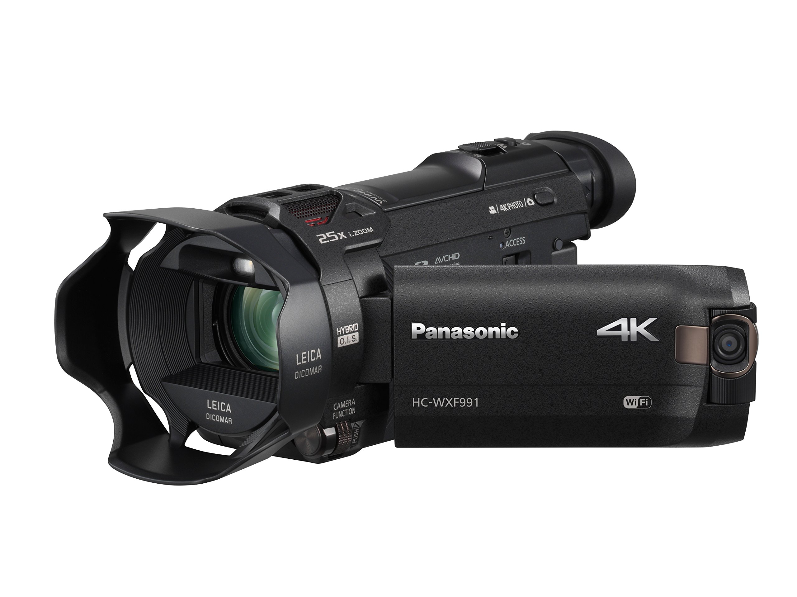Panasonic 4K Cinema-Like Video Camera Camcorder HC-WXF991K, 20X Leica DICOMAR Lens, 1/2.3