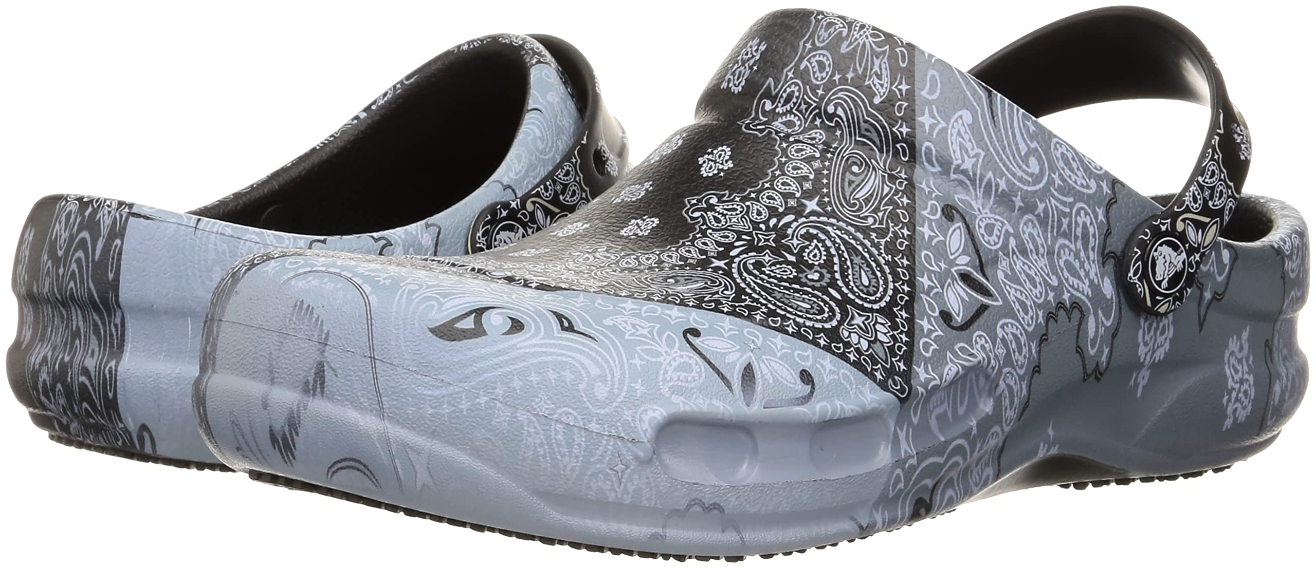 Crocs Unisex-Adult Bistro Graphic Clogs, Slip Resistant Work Shoes