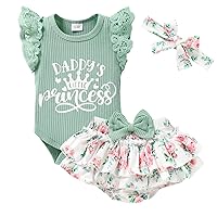 Newborn Baby Girl Clothes Infant Ruffles Romper Shorts Set Floral Summer Outfits Cute Baby Clothes Girl