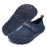 Racqua Kids Water Shoes Non-Slip Beach Shoes Outdoor Breathable Swim Shoes Quick Dry Lightweight Pool Aqua Shoes Boys Girls(Little Kid/Big Kid)