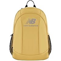 New Balance Laptop Backpack, Travel Computer Bag for Men and Women, Tan, 19 Inch