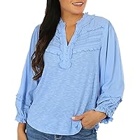 Democracy Women's Mixed Media Top