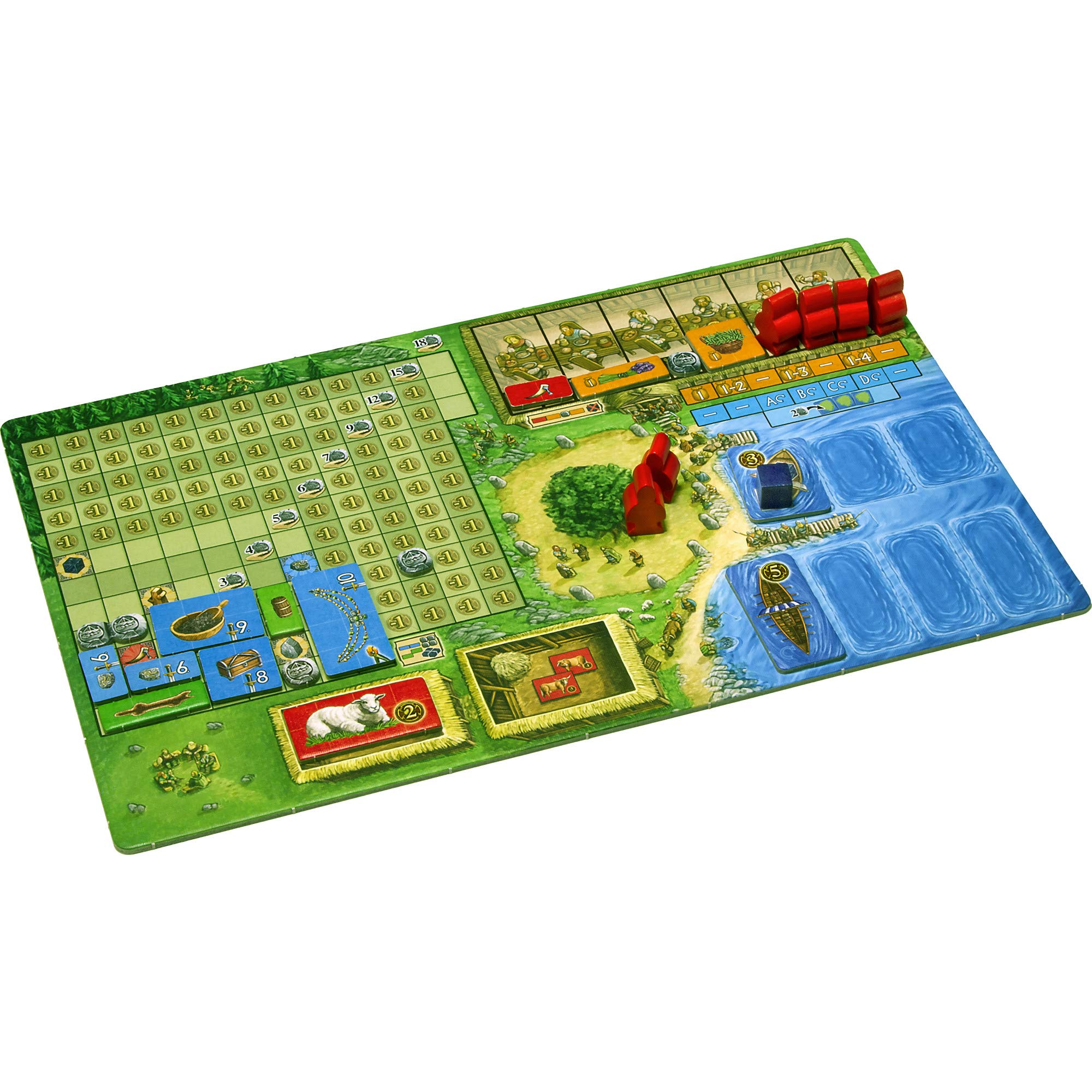 Z-Man Games A Feast For Odin Board Game | Viking Game | Strategy Game | Fun Family Board Game for Adults and Teens | Ages 14+ | 1-4 Players | Average Playtime 30-120 Minutes | Made by Z-Man Games