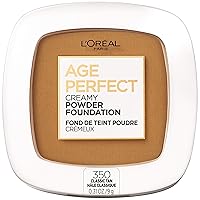 L’Oréal Paris Age Perfect Creamy Powder Foundation Compact, 350 Classic Tan, 0.31 Ounce