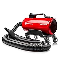 SGCB PRO Car Air Dryer Blower, 5.0HP Powered Double Mode Temp High Velocity Car  Dryer Air Cannon Detail Blower w/Caster Base & 16.4 Ft Flexible Hose & 2  Air Jet Nozzles for