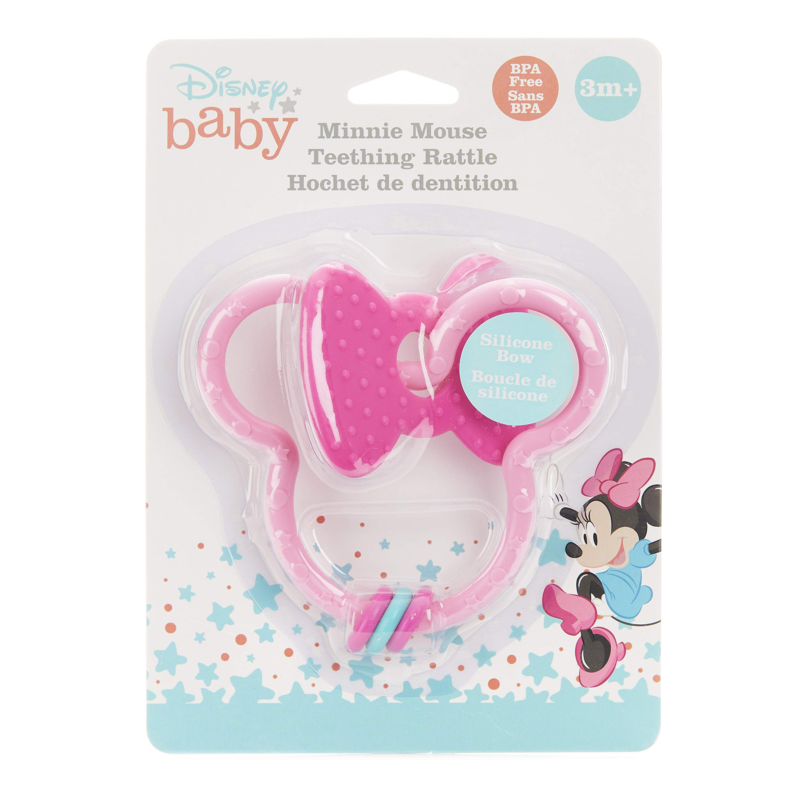 Disney Baby Minnie Mouse Teething Ring Toy