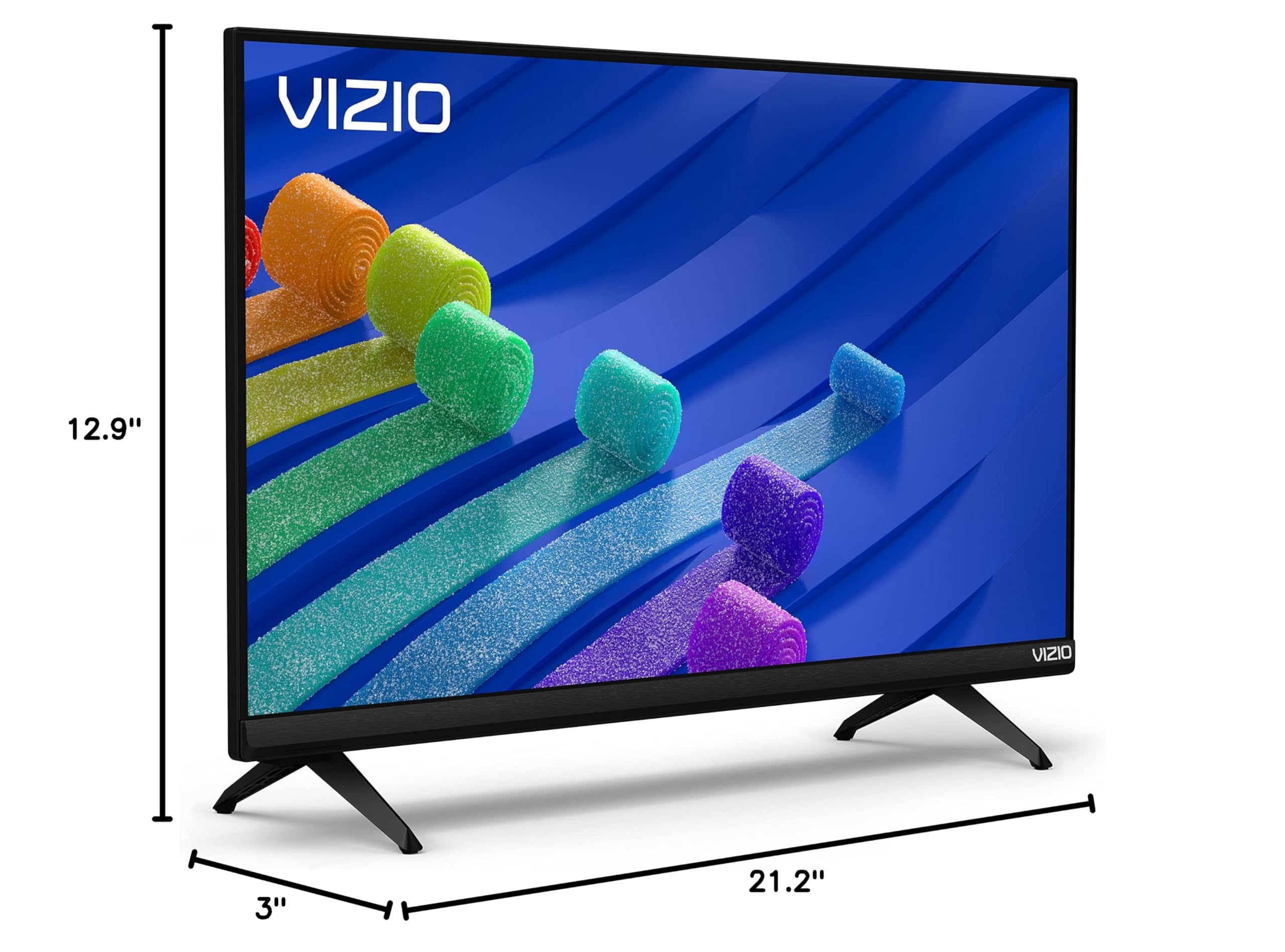VIZIO 24-inch D-Series Full HD 1080p Smart TV with Apple AirPlay and Chromecast Built-in, Alexa Compatibility, D24f4-J01, 2021 Model