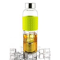 Asobu Infuser Bottle, 14 oz, Lime