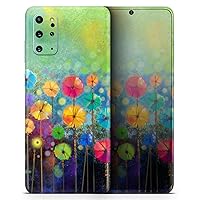 Abstract Flower Meadow | Protective Vinyl Decal Wrap Skin Cover Compatible with The Samsung Galaxy Note 10 Plus (Full-Body, Screen Trim & Back Glass Skin)