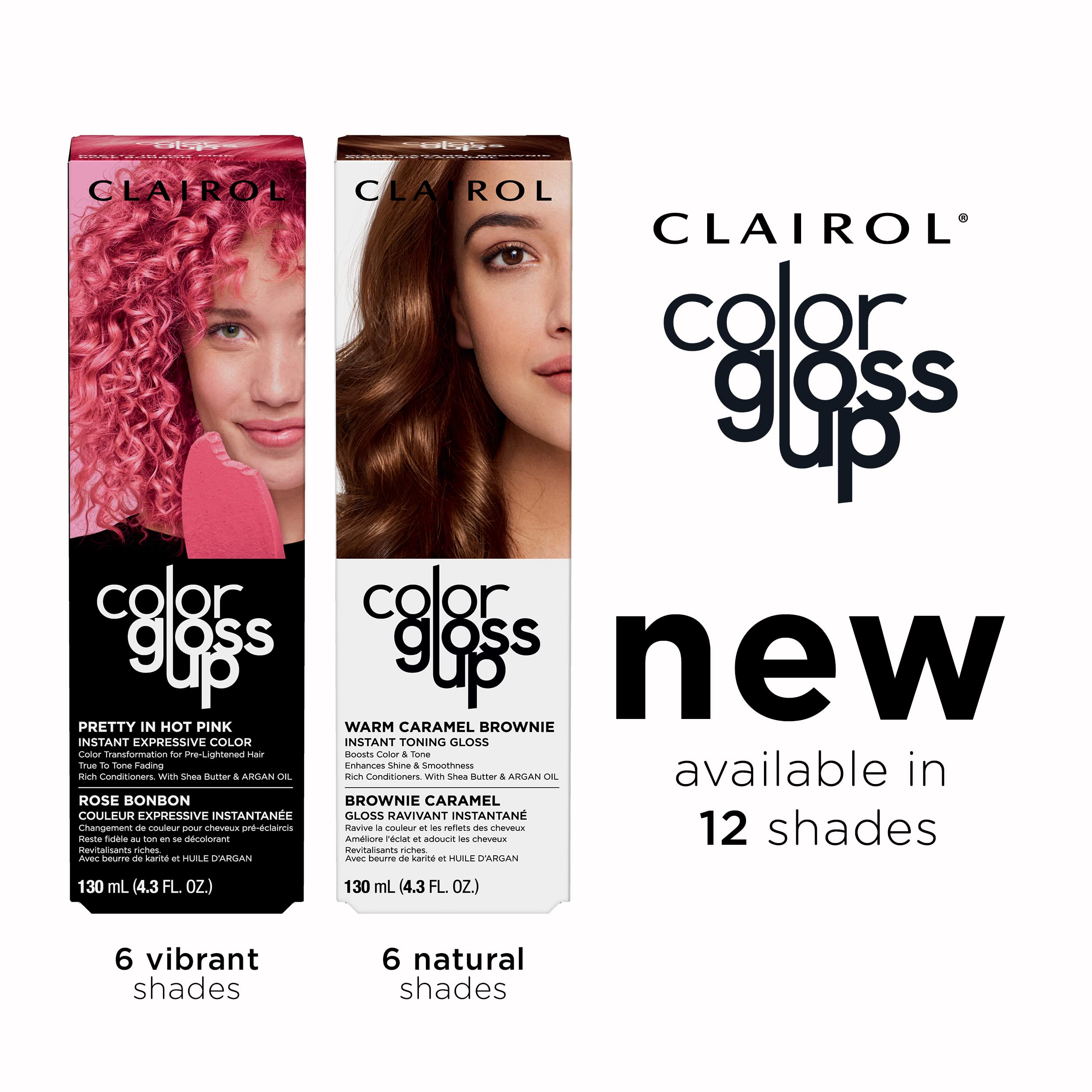 Clairol Color Gloss Up Temporary Hair Dye, Out of the Blue Hair Color, Pack of 1