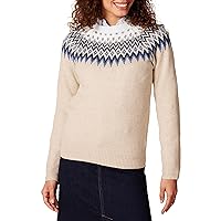 Women's Soft-Touch Crewneck Novelty Sweater