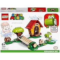 LEGO 71367 Super Mario House & Yoshi Expansion Set Buildable Toy Game, Gifts for Girls & Boys Age 6 Plus Years Old with Yoshi and Goomba Figures