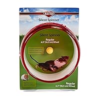 Kaytee Silent Spinner Wheel For Pet Hamsters and Gerbils, Regular 6.5 Inch