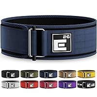 Self-Locking Weight Lifting Belt - Premium Weightlifting Belt for Serious Functional Fitness, Weight Lifting, and Olympic Lifting Athletes - Lifting Support for Men and Women (X-Large, Midnight Blue)